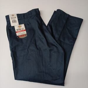 Dickies 874 Pants Men's Original Fit Work Pants 46x32 Blue